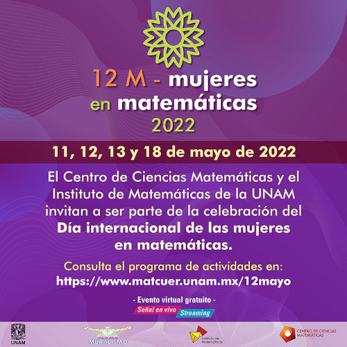 12M - mujeres en matemáticas 2022 - mayo 2022