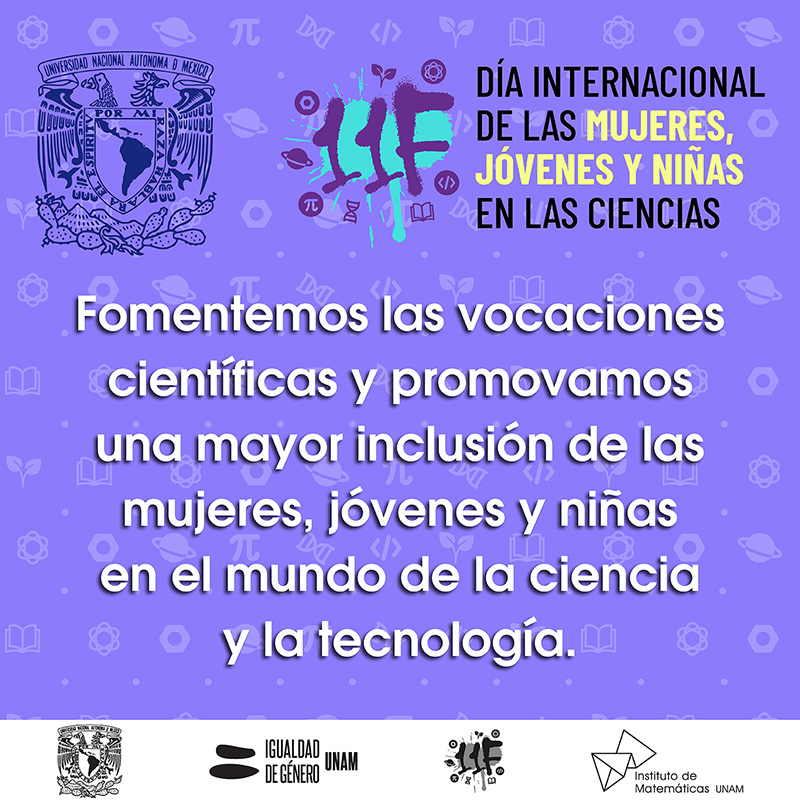 Celebración  Día internacional de las mujeres,  jóvenes y niñas en la ciencia  Febrero 2025